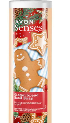 avon gingerbread hand wash