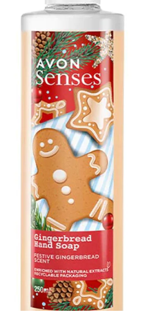 avon gingerbread hand wash