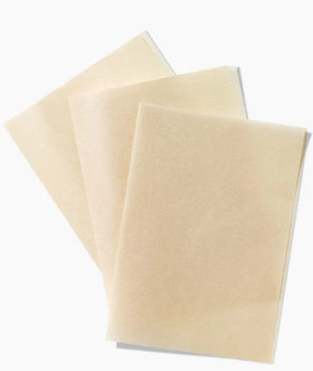 oil blotting sheets